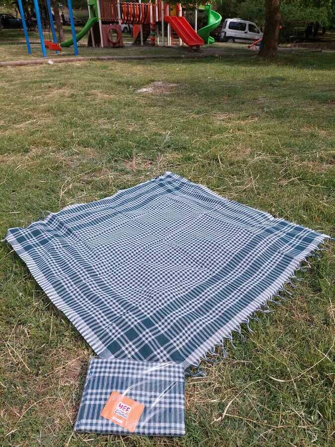 2'li Çok Amaçlı Pötikare Örtü 150x150 cm | Sofra Bezi, Piknik, Masa Örtüsü Seti - 12