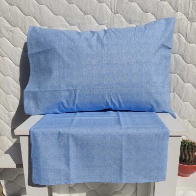 Dokuma Yastık Kılıfı 2'li Set 50x70 cm | Fırça Desen Kapaklı Pamuklu Kılıf