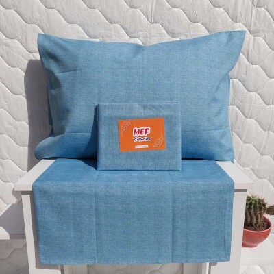 Dokuma Yastık Kılıfı 2'li Set 50x70 cm | Fırça Desen Kapaklı Pamuklu Kılıf - 16