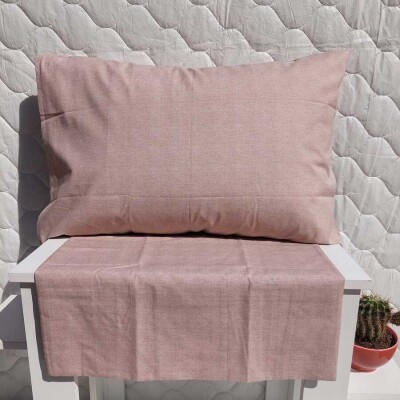 Dokuma Yastık Kılıfı 2'li Set 50x70 cm | Fırça Desen Kapaklı Pamuklu Kılıf - 17