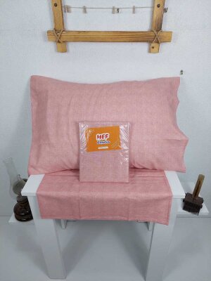 Dokuma Yastık Kılıfı 2'li Set 50x70 cm | Fırça Desen Kapaklı Pamuklu Kılıf - 9