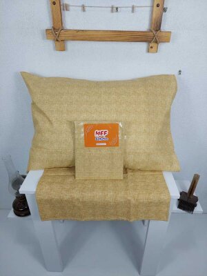 Dokuma Yastık Kılıfı 2'li Set 50x70 cm | Fırça Desen Kapaklı Pamuklu Kılıf - 10