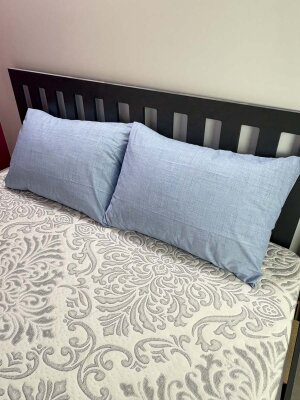 Dokuma Yastık Kılıfı 2'li Set 50x70 cm | Fırça Desen Kapaklı Pamuklu Kılıf - 11