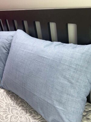 Dokuma Yastık Kılıfı 2'li Set 50x70 cm | Fırça Desen Kapaklı Pamuklu Kılıf - 12