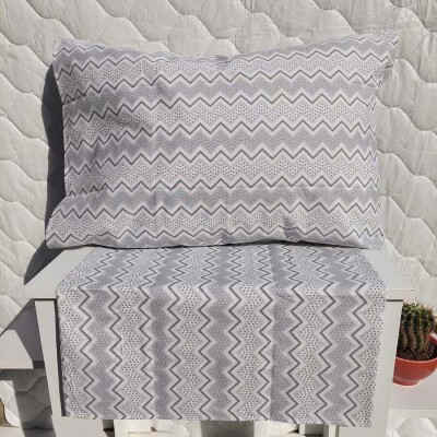 Dokuma Yastık Kılıfı 2'li Set 50x70 cm | Zigzak Kapaklı Pamuklu Dekoratif Kılıf