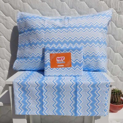 Dokuma Yastık Kılıfı 2'li Set 50x70 cm | Zigzak Kapaklı Pamuklu Dekoratif Kılıf - 4